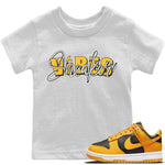 Dunk Championship Goldenrod Sneaker Match Tees Sneaker Vibes Sneaker Tees Dunk Championship Goldenrod Sneaker Release Tees Kids Shirts