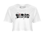 Yeezy 350 Bred shirt to match jordans Sneaker Vibes sneaker tees Yeezy Boost 350 V2 Bred SNRT Sneaker Release Tees White 2 Crop T-Shirt