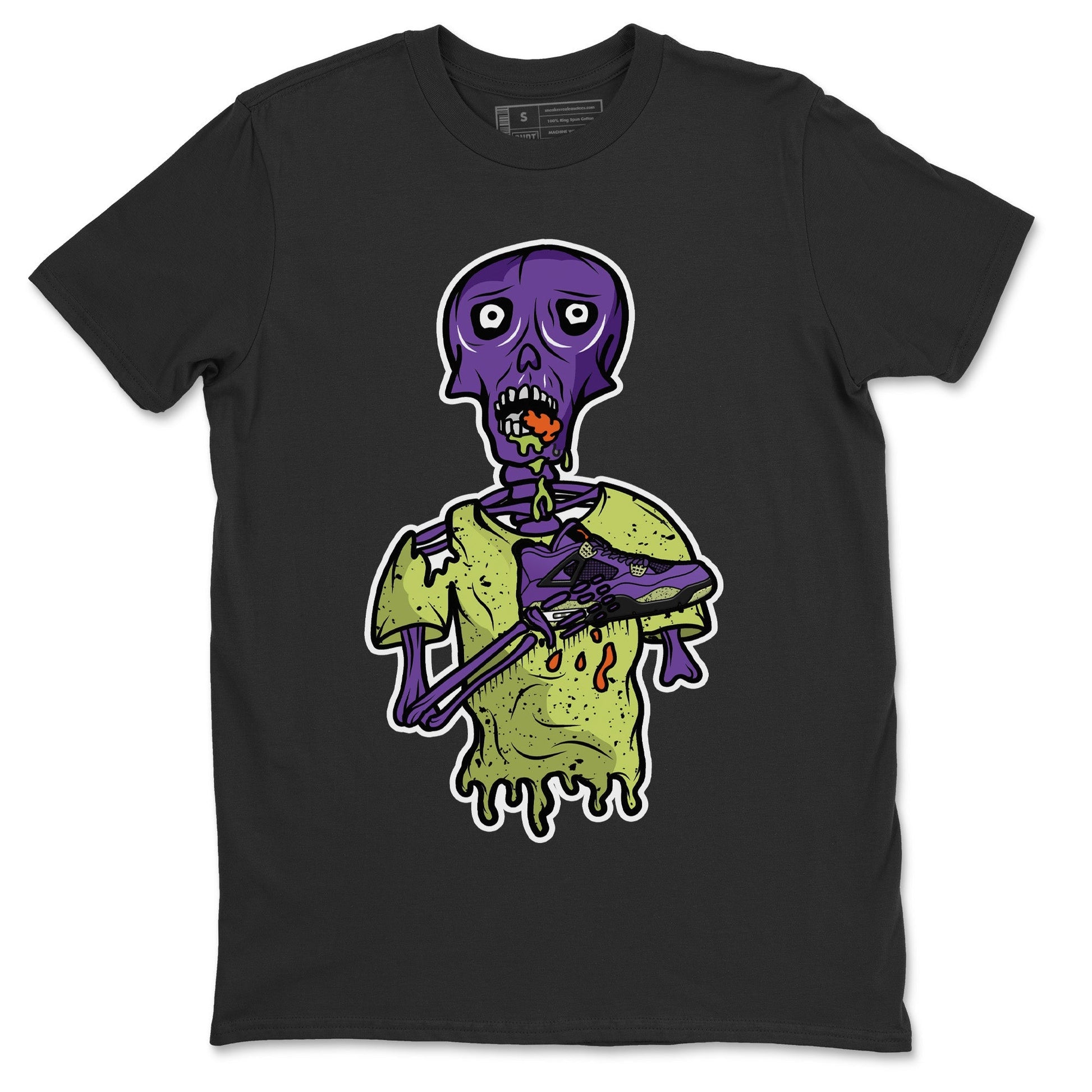 Jordan 4 Canyon Purple unique Halloween sneaker tee Sneaker Zombie Sneaker Tees Jordan 4 Canyon Purple Sneaker Release Tees Unisex Shirts