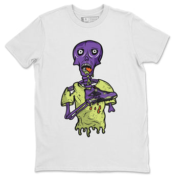 Jordan 4 Canyon Purple unique Halloween sneaker tee Sneaker Zombie Sneaker Tees Jordan 4 Canyon Purple Sneaker Release Tees Unisex Shirts
