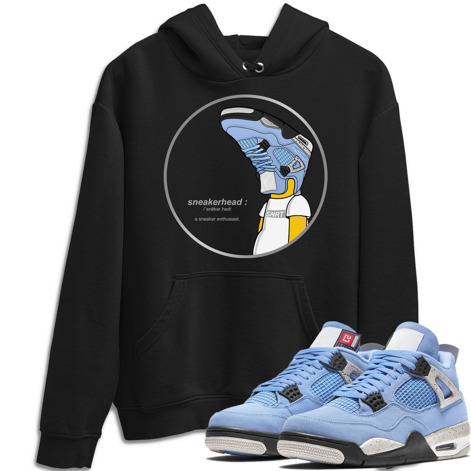 Jordan 4 University Blue Sneaker Match Tees Sneakerhead Sneaker Tees Jordan 4 University Blue Sneaker Release Tees Unisex Shirts