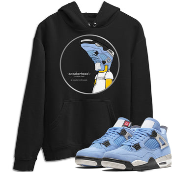 Jordan 4 University Blue Sneaker Match Tees Sneakerhead Sneaker Tees Jordan 4 University Blue Sneaker Release Tees Unisex Shirts