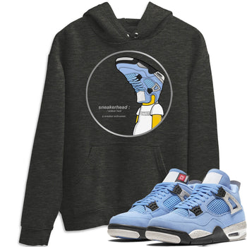 Jordan 4 University Blue Sneaker Match Tees Sneakerhead Sneaker Tees Jordan 4 University Blue Sneaker Release Tees Unisex Shirts