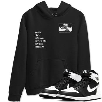 Air Jordan 1 High OG Black White shirt to match jordans Sneakerhead Badge sneaker tees Air Jordan 1 Black White SNRT Sneaker Release Tees unisex cotton Black 1 crew neck shirt