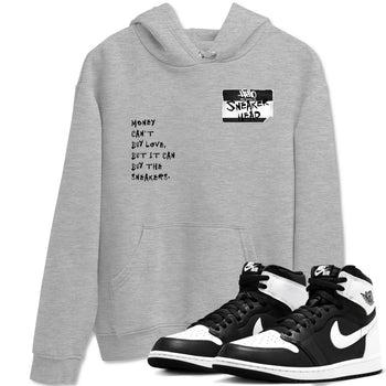 Air Jordan 1 High OG Black White shirt to match jordans Sneakerhead Badge sneaker tees Air Jordan 1 Black White SNRT Sneaker Release Tees unisex cotton Heather Grey 1 crew neck shirt