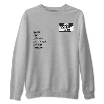 Air Jordan 1 High OG Black White shirt to match jordans Sneakerhead Badge sneaker tees Air Jordan 1 Black White SNRT Sneaker Release Tees unisex cotton Heather Grey 2 crew neck shirt