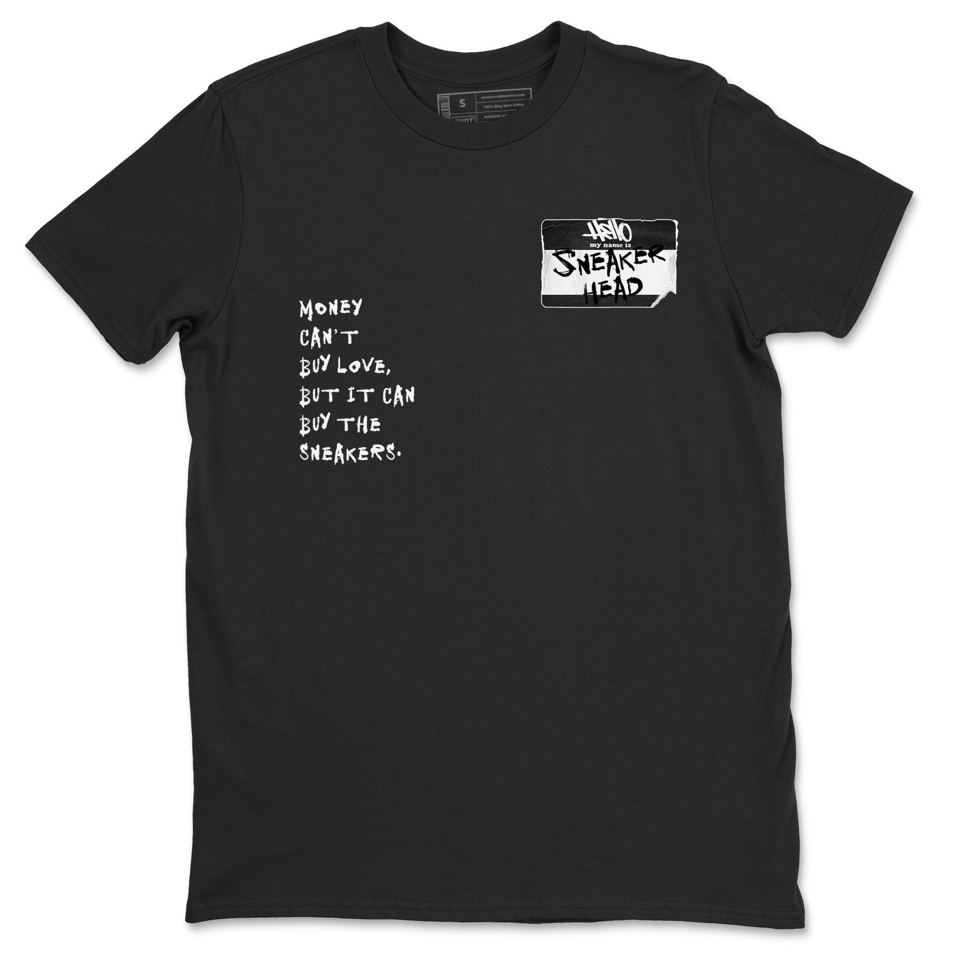 Air Jordan 1 High OG Black White shirt to match jordans Sneakerhead Badge sneaker tees Air Jordan 1 Black White SNRT Sneaker Release Tees unisex cotton Black 2 crew neck shirt