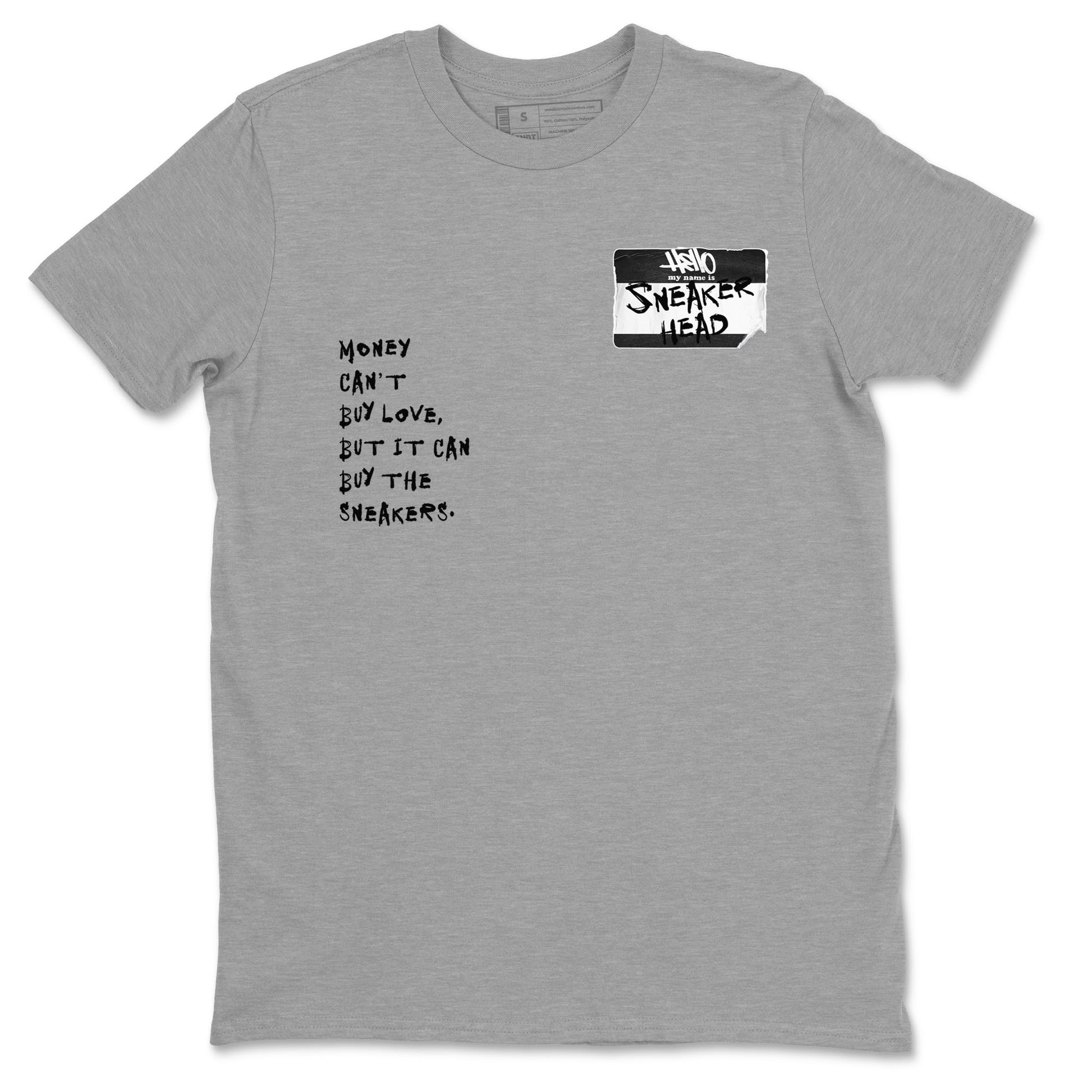 Air Jordan 1 High OG Black White shirt to match jordans Sneakerhead Badge sneaker tees Air Jordan 1 Black White SNRT Sneaker Release Tees unisex cotton Heather Grey 2 crew neck shirt