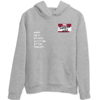 1s Metallic Burgundy shirt to match jordans Sneakerhead Badge sneaker tees Air Jordan 1 Metallic Burgundy SNRT Sneaker Release Tees unisex cotton Heather Grey 2 crew neck shirt