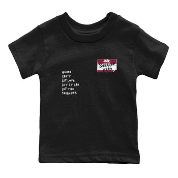 1s Metallic Burgundy shirt to match jordans Sneakerhead Badge sneaker tees Air Jordan 1 Metallic Burgundy SNRT sneaker release tees baby toddler Black 2 cotton Shirt