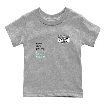 3s Green Glow shirt to match jordans Sneakerhead Badge sneaker tees Air Jordan 3 Green Glow SNRT sneaker release tees baby toddler Heather Grey 2 cotton Shirt