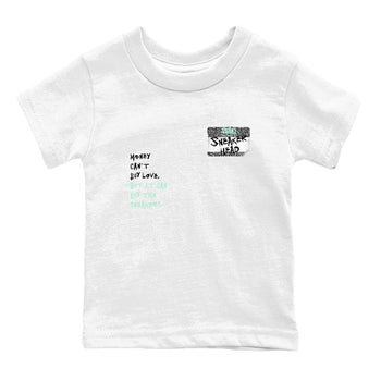 3s Green Glow shirt to match jordans Sneakerhead Badge sneaker tees Air Jordan 3 Green Glow SNRT sneaker release tees baby toddler White 2 cotton Shirt