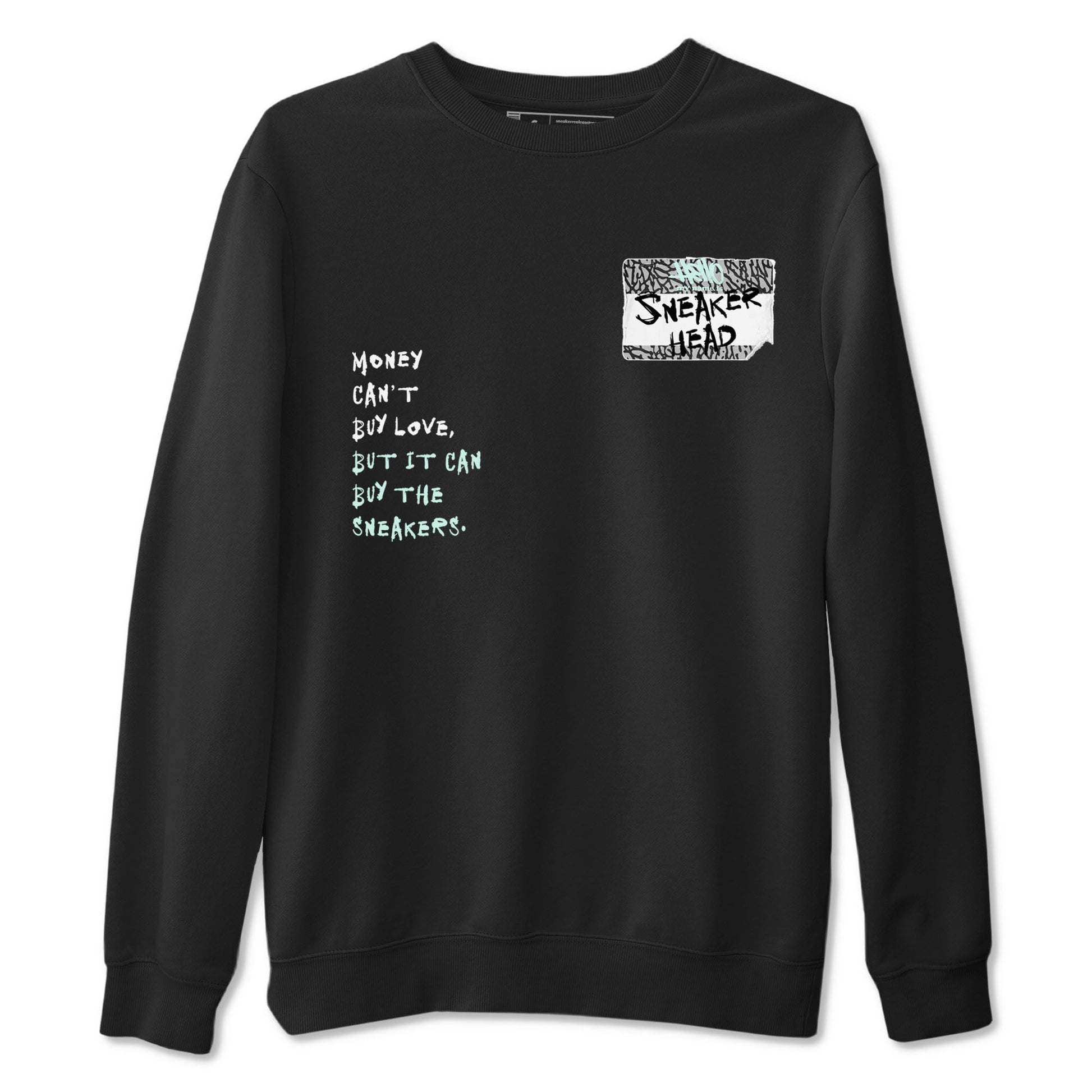 3s Green Glow shirt to match jordans Sneakerhead Badge sneaker tees Air Jordan 3 Green Glow SNRT Sneaker Release Tees unisex cotton Black 2 crew neck shirt