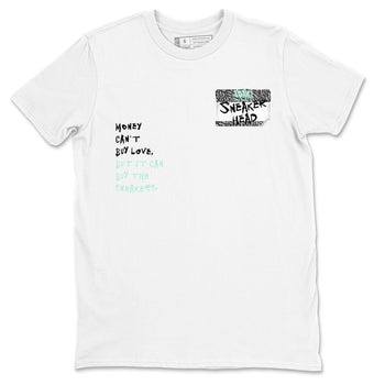 3s Green Glow shirt to match jordans Sneakerhead Badge sneaker tees Air Jordan 3 Green Glow SNRT Sneaker Release Tees unisex cotton White 2 crew neck shirt