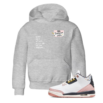 Air Jordan 3 GS Vintage Floral shirt to match jordans Sneakerhead Badge sneaker tees 3s Vintage Floral SNRT sneaker release tees baby toddler Heather Grey 1 cotton Shirt