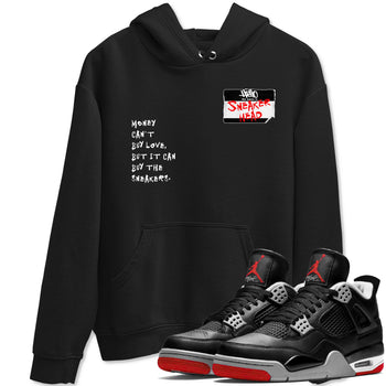 4s Bred Reimagined shirt to match jordans Sneakerhead Badge sneaker tees Air Jordan 4 Bred Reimagined SNRT Sneaker Release Tees unisex cotton Black 1 crew neck shirt