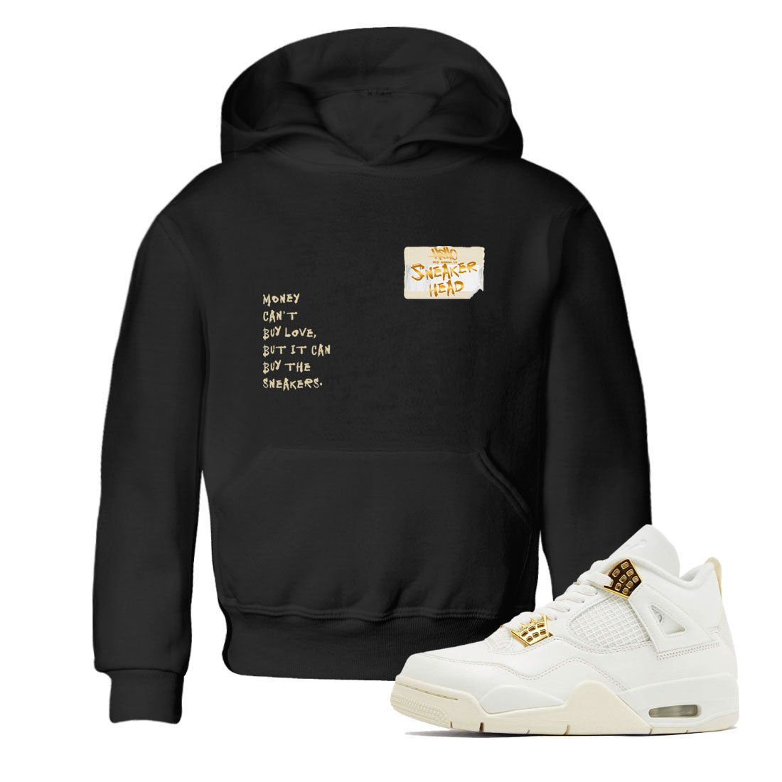 4 Sail shirt to match jordans Sneakerhead Badge sneaker tees Air Jordan 4 Sail SNRT Sneaker Release Tees Streetwear baby toddler Black 1 cotton Shirt