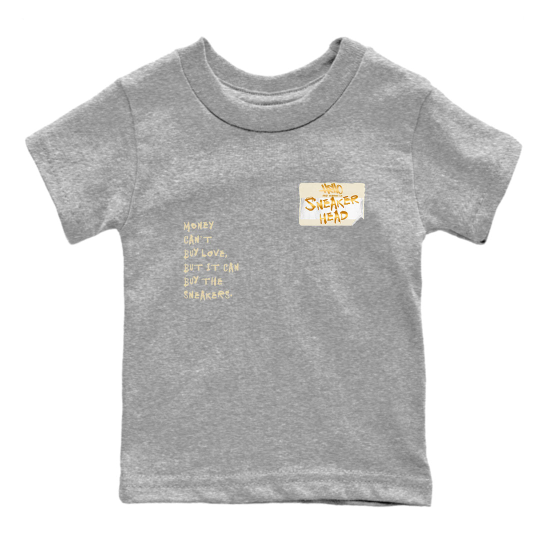 4 Sail shirt to match jordans Sneakerhead Badge sneaker tees Air Jordan 4 Sail SNRT Sneaker Release Tees Streetwear baby toddler Heather Grey 2 cotton Shirt