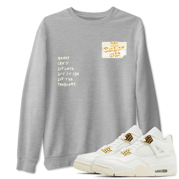 4 Sail shirt to match jordans Sneakerhead Badge sneaker tees Air Jordan 4 Sail SNRT Sneaker Release Tees Streetwear unisex cotton Heather Grey 1 crew neck shirt