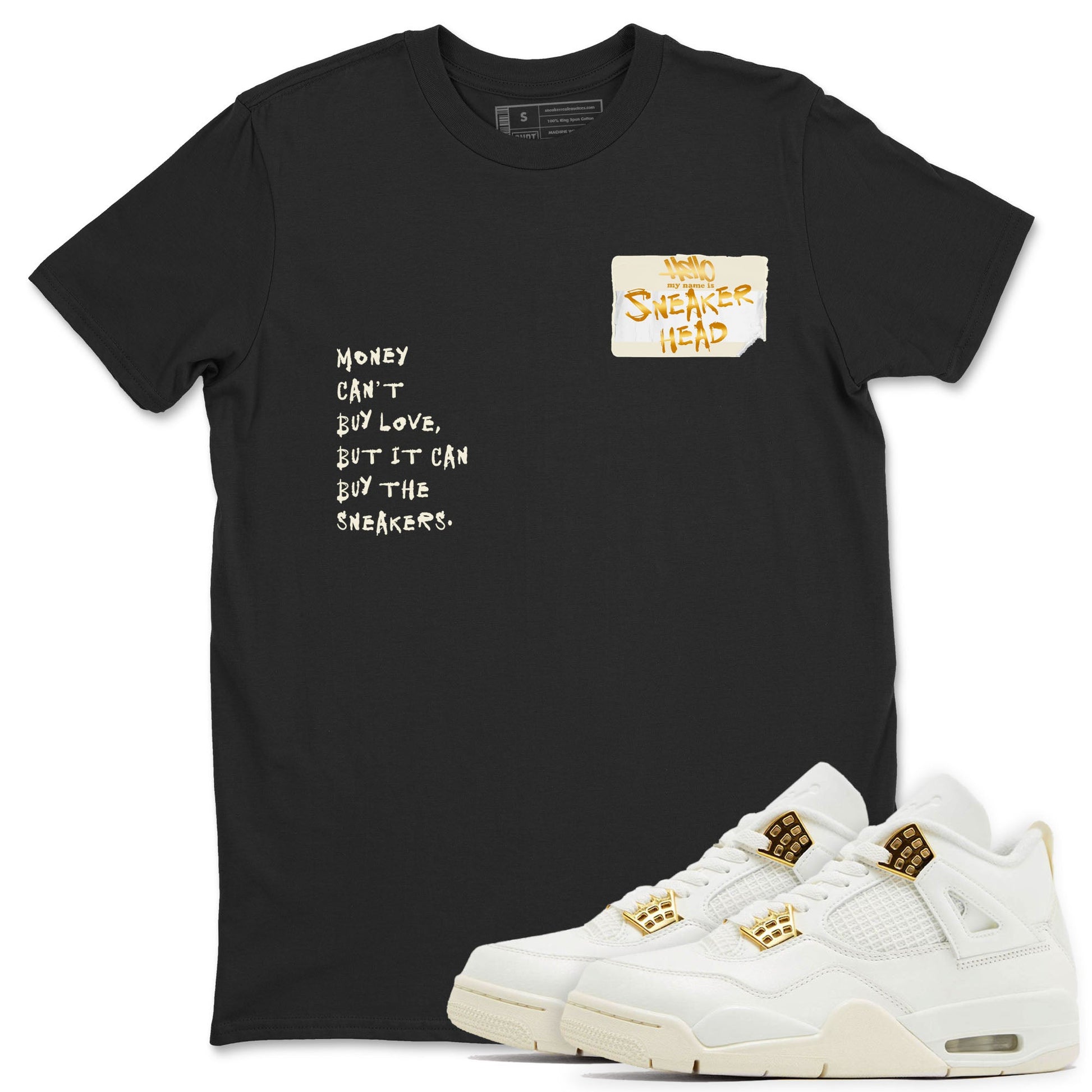 4 Sail shirt to match jordans Sneakerhead Badge sneaker tees Air Jordan 4 Sail SNRT Sneaker Release Tees Streetwear unisex cotton Black 1 crew neck shirt