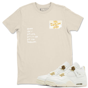 4 Sail shirt to match jordans Sneakerhead Badge sneaker tees Air Jordan 4 Sail SNRT Sneaker Release Tees Streetwear unisex cotton Natural 1 crew neck shirt