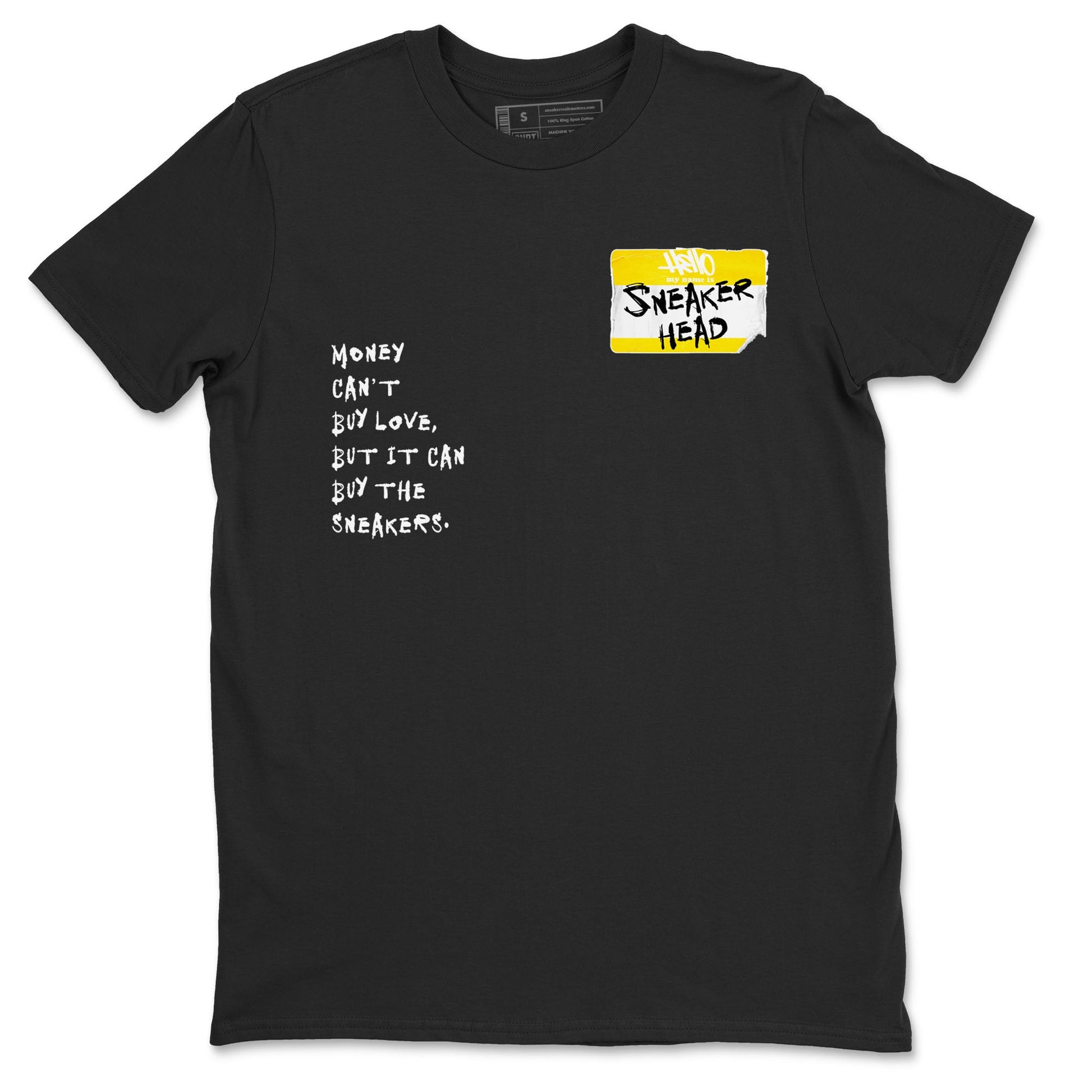 4s Vivid Sulfur shirt to match jordans Sneakerhead Badge sneaker tees Air Jordan 4 Vivid Sulfur SNRT Sneaker Release Tees unisex cotton Black 2 crew neck shirt
