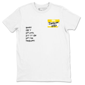 4s Vivid Sulfur shirt to match jordans Sneakerhead Badge sneaker tees Air Jordan 4 Vivid Sulfur SNRT Sneaker Release Tees unisex cotton White 2 crew neck shirt