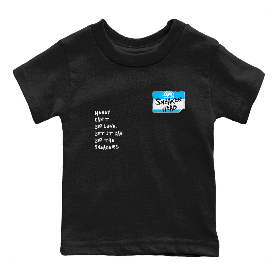 9s Powder Blue shirt to match jordans Sneakerhead Badge sneaker tees Air Jordan 9 Powder Blue SNRT Sneaker Release Tees Streetwear baby toddler Black 2 cotton Shirt