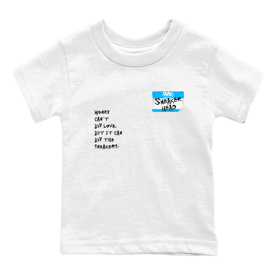 9s Powder Blue shirt to match jordans Sneakerhead Badge sneaker tees Air Jordan 9 Powder Blue SNRT Sneaker Release Tees Streetwear baby toddler White 2 cotton Shirt