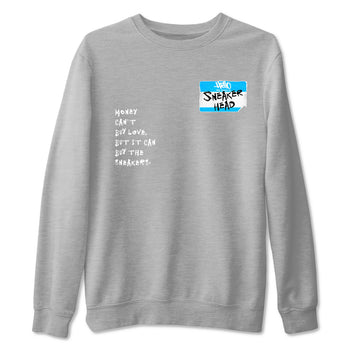 9s Powder Blue shirt to match jordans Sneakerhead Badge sneaker tees Air Jordan 9 Powder Blue SNRT Sneaker Release Tees Streetwear unisex cotton Heather Grey 2 crew neck shirt