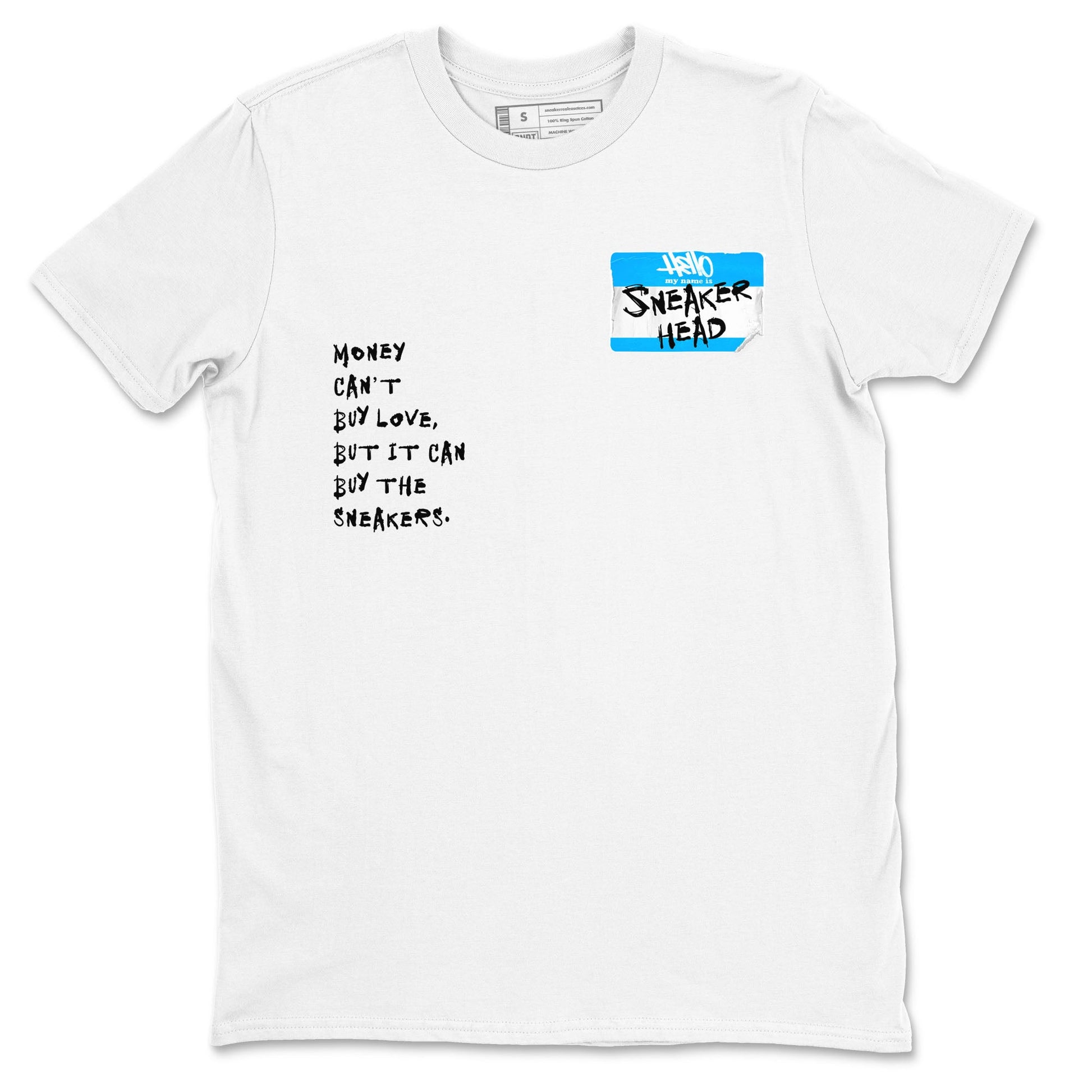 9s Powder Blue shirt to match jordans Sneakerhead Badge sneaker tees Air Jordan 9 Powder Blue SNRT Sneaker Release Tees Streetwear unisex cotton White 2 crew neck shirt