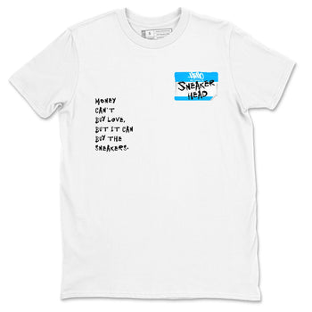 9s Powder Blue shirt to match jordans Sneakerhead Badge sneaker tees Air Jordan 9 Powder Blue SNRT Sneaker Release Tees Streetwear unisex cotton White 2 crew neck shirt