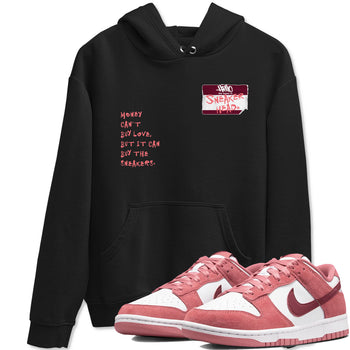Dunk Valentine's Day shirt to match jordans Sneakerhead Badge sneaker tees Dunk Valentines Day SNRT Sneaker Release Tees Streetwear unisex cotton Black 1 crew neck shirt