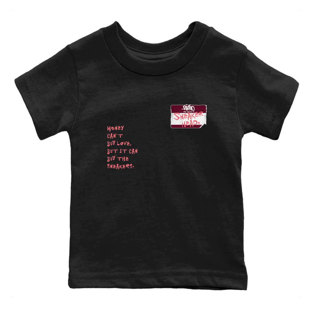 Dunk Valentine's Day shirt to match jordans Sneakerhead Badge sneaker tees Dunk Valentines Day SNRT Sneaker Release Tees Streetwear baby toddler Black 2 cotton Shirt