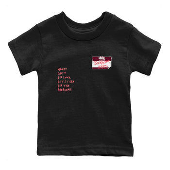 Dunk Valentine's Day shirt to match jordans Sneakerhead Badge sneaker tees Dunk Valentines Day SNRT Sneaker Release Tees Streetwear baby toddler Black 2 cotton Shirt