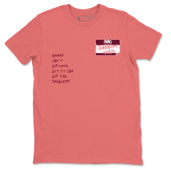 Dunk Valentine's Day shirt to match jordans Sneakerhead Badge sneaker tees Dunk Valentines Day SNRT Sneaker Release Tees Streetwear unisex cotton Coral 2 crew neck shirt
