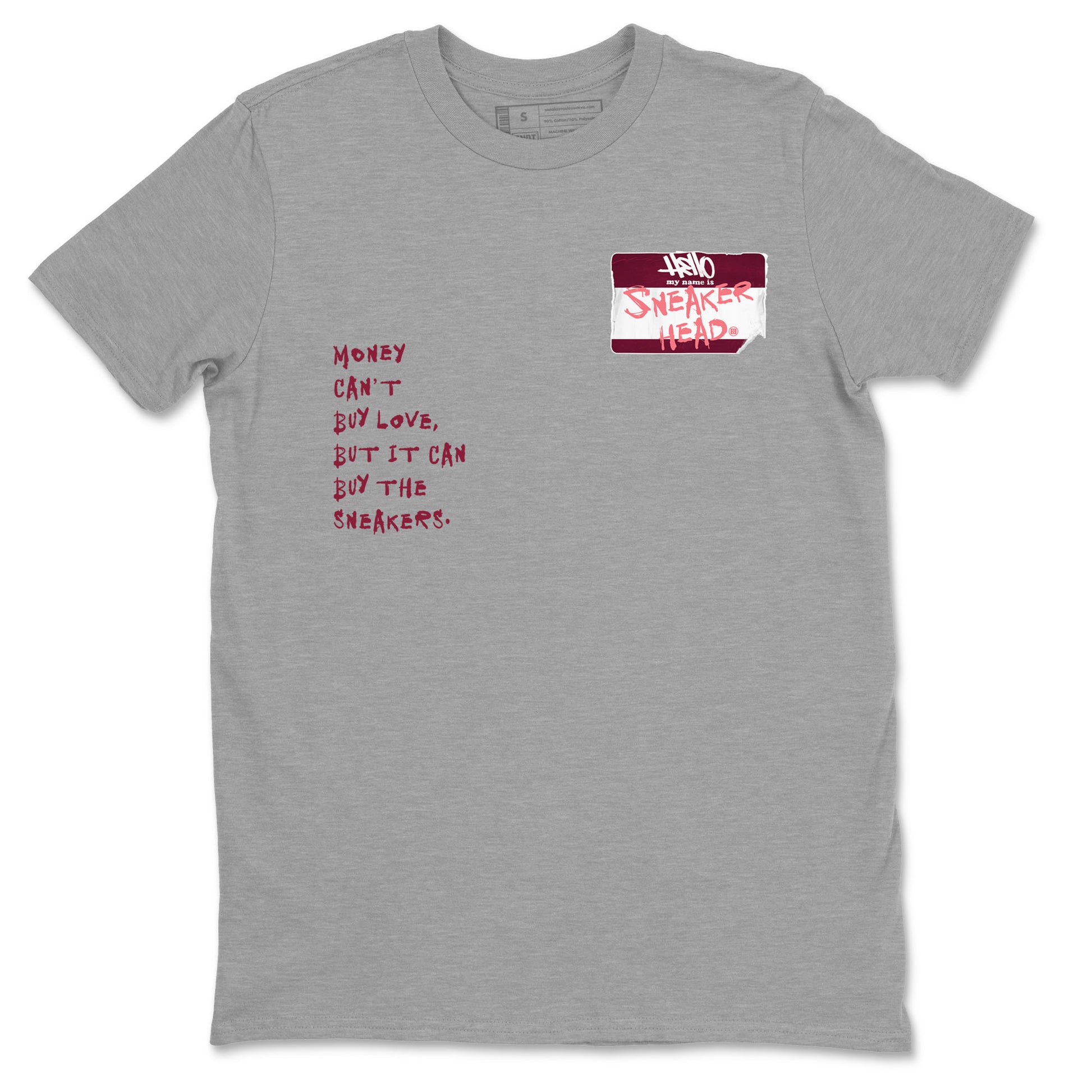 Dunk Valentine's Day shirt to match jordans Sneakerhead Badge sneaker tees Dunk Valentines Day SNRT Sneaker Release Tees Streetwear unisex cotton Heather Grey 2 crew neck shirt