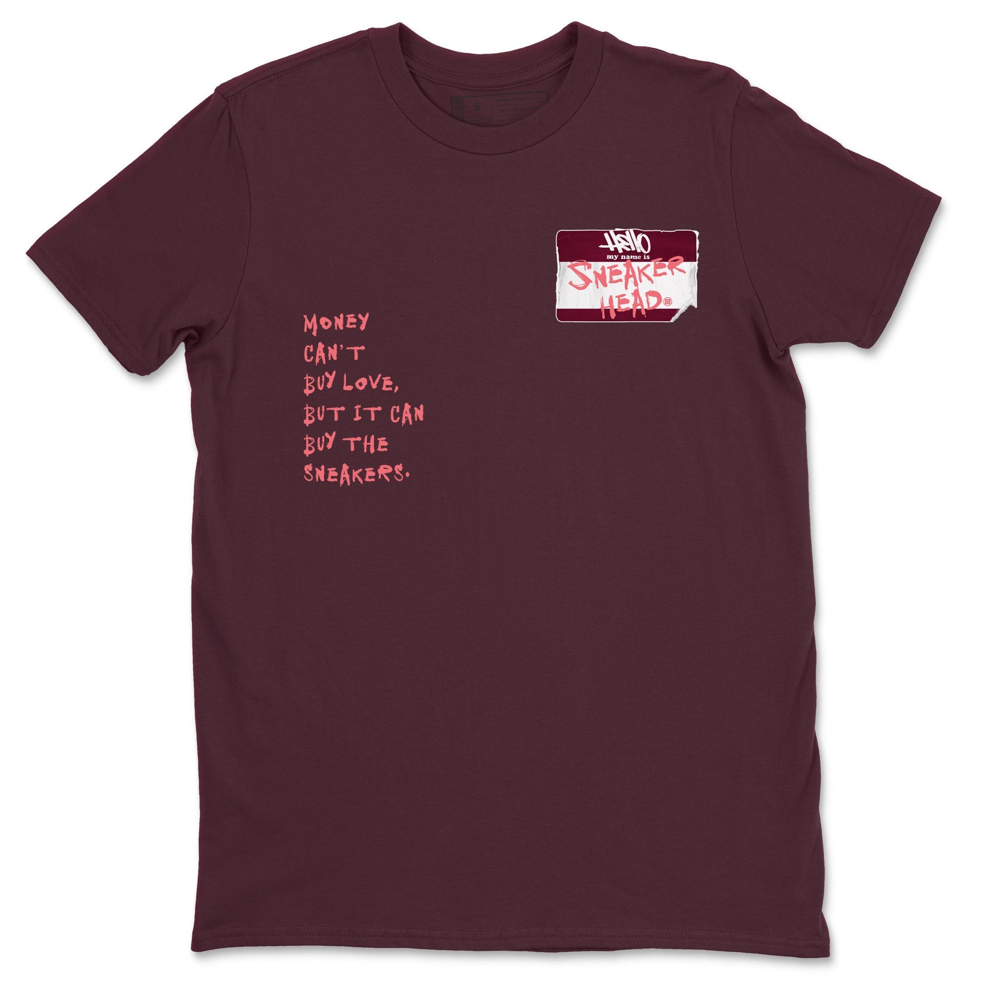 Dunk Valentine's Day shirt to match jordans Sneakerhead Badge sneaker tees Dunk Valentines Day SNRT Sneaker Release Tees Streetwear unisex cotton Maroon 2 crew neck shirt