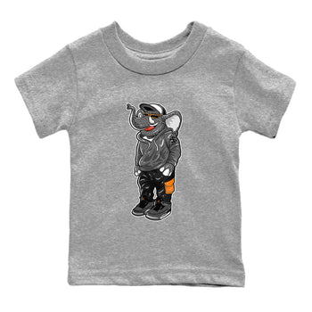 Air Jordan 3 Fear shirt to match jordans Sneakerhead Elephant sneaker matching t-shirt 3s Fear SNRT Sneaker Release Tees Baby Toddler Heather Grey 2 T-Shirt