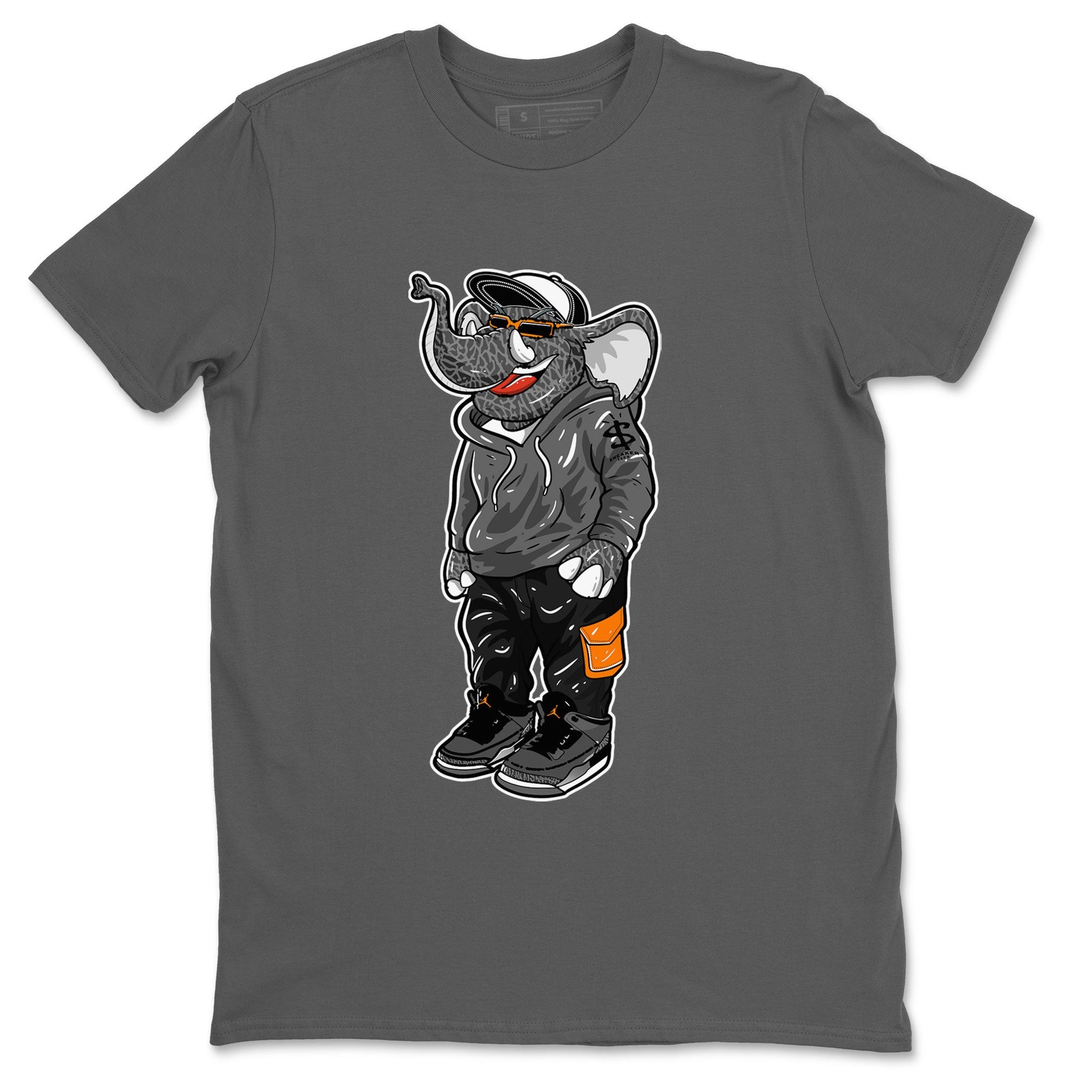 Air Jordan 3 Fear shirt to match jordans Sneakerhead Elephant sneaker matching t-shirt 3s Fear SNRT Sneaker Release Tees Unisex Cool Grey 2 T-Shirt