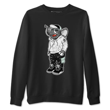 Air Jordan 3 Green Glow shirt to match jordans Sneakerhead Elephant sneaker tees Air Jordan 3 Green Glow SNRT Sneaker Release Tees unisex cotton Black 2 crew neck shirt