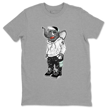 Air Jordan 3 Green Glow shirt to match jordans Sneakerhead Elephant sneaker tees Air Jordan 3 Green Glow SNRT Sneaker Release Tees unisex cotton Heather Grey 2 crew neck shirt
