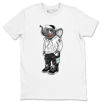 Air Jordan 3 Green Glow shirt to match jordans Sneakerhead Elephant sneaker tees Air Jordan 3 Green Glow SNRT Sneaker Release Tees unisex cotton White 2 crew neck shirt