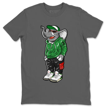 Air Jordan 3 Lucky Green Sneaker Match Tees Sneakerhead Elephant Sneaker Tees Jordan 3 WMNS Lucky Green Sneaker Release Tees Unisex Shirts Cool Grey 2