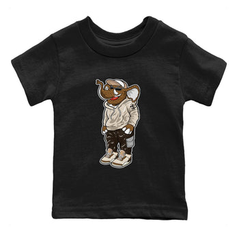 Air Jordan 3 Palomino Sneaker Match Tees Sneakerhead Elephant Sneaker Tees Jordan 3 Palomino Sneaker Release Tees Kids Shirts Black 2