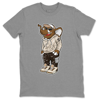 Air Jordan 3 Palomino Sneaker Match Tees Sneakerhead Elephant Sneaker Tees Jordan 3 Palomino Sneaker Release Tees Unisex Shirts Heather Grey 2