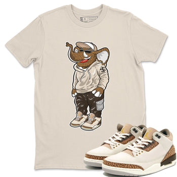 Air Jordan 3 Palomino Sneaker Match Tees Sneakerhead Elephant Sneaker Tees Jordan 3 Palomino Sneaker Release Tees Unisex Shirts Natural 1