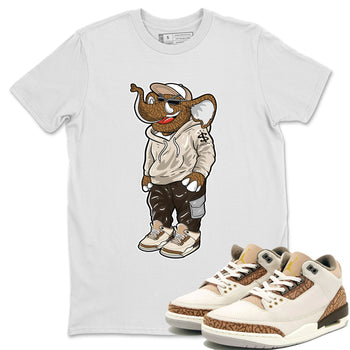 Air Jordan 3 Palomino Sneaker Match Tees Sneakerhead Elephant Sneaker Tees Jordan 3 Palomino Sneaker Release Tees Unisex Shirts White 1