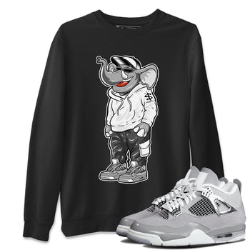 Air Jordan 4 Retro Frozen Moments shirt to match jordans Sneakerhead Elephant sneaker tees AJ4 Frozen Moments SNRT Sneaker Release Tees Unisex Black 1 T-Shirt