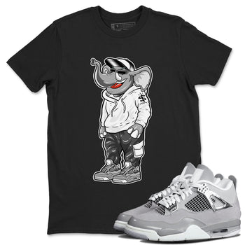 Air Jordan 4 Retro Frozen Moments shirt to match jordans Sneakerhead Elephant sneaker tees AJ4 Frozen Moments SNRT Sneaker Release Tees Unisex Black 1 T-Shirt